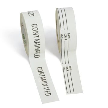 Nastro indicatore di sterilizzazione per autoclave 121 °C — Modello CONTAMINATED/STERILIZED