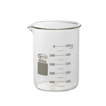 Beaker forma bassa borosilicato graduato