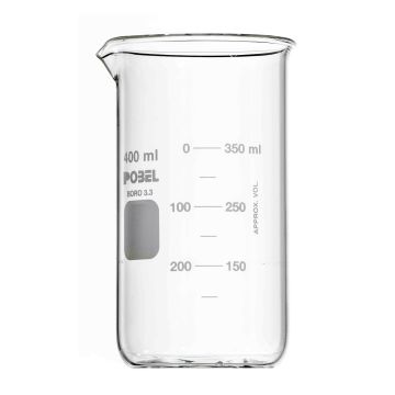 Becker forma alta graduato borosilicato