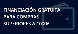 Finanziamento gratuito per acquisti superiori a 1000 € Finanziamento gratuito per acquisti superiori a 1000 €