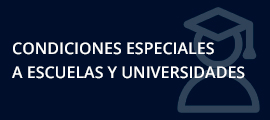 Condizioni speciali per scuole e università Condizioni speciali per scuole e università